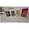Image 1 : Vintage Motor Oil Cans: Kendall, Bardahl Racing, Amalie, and Phillips 66 ATF, Quart All
