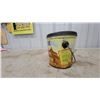 Image 6 : Vintage Jack & Jill Brand Peanut Butter Tin Pail with Wire Handle and Lid, Loblaw Groceterias