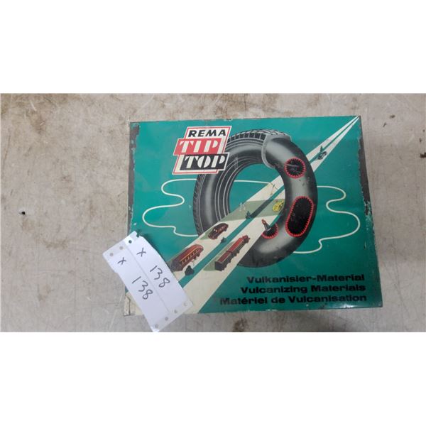 Rema Tip Top Vulcanizing Materials Cold Vulcanizing Patches Tin Case