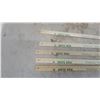 Image 2 : White Rose Petroleum Products for the Farm Wooden Advertising Yardsticks, Set of 5