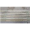 Image 3 : White Rose Petroleum Products for the Farm Wooden Advertising Yardsticks, Set of 5