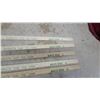 Image 4 : White Rose Petroleum Products for the Farm Wooden Advertising Yardsticks, Set of 5