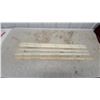 Image 5 : White Rose Petroleum Products for the Farm Wooden Advertising Yardsticks, Set of 5
