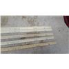 Image 7 : White Rose Petroleum Products for the Farm Wooden Advertising Yardsticks, Set of 5
