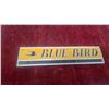 Image 2 : Blue Bird Metal Nameplate Emblem and Modern No. 808 School Bus Tin Sign 8 x 12"