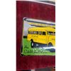 Image 4 : Blue Bird Metal Nameplate Emblem and Modern No. 808 School Bus Tin Sign 8 x 12"