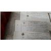 Image 7 : Vintage White Rose Canadian Oil Company Invoices and Statements, 1952-1953, Touraide Guide and More