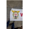 Image 2 : Texaco Farmers' Bonspiel Welcome Banner with Curling Logo 3'×9'