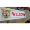 Image 3 : Texaco Farmers' Bonspiel Welcome Banner with Curling Logo 3'×9'