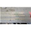 Image 4 : 4x White Rose Yard Measuring Sticks N.O.S.