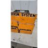 Image 3 : Vintage Industrial Metal "Suggestion System" Wall-Mount Display with Blanks and Envelope Holders