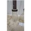 Image 3 : Vintage Glass Motor Oil Bottles with Metal Pour Spouts, Set of 2 Imperial Quart