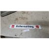 Image 1 : Vintage Coca-Cola "It's the Real Thing" Advertising Trim Strip Panel Metal Sign 1970s 2.6 x 19"