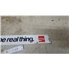Image 4 : Vintage Coca-Cola "It's the Real Thing" Advertising Trim Strip Panel Metal Sign 1970s 2.6 x 19"