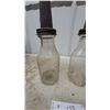 Image 2 : Vintage Clear Glass Imperial Quart Oil Dispenser Bottles with Metal Spouts, Set of 2