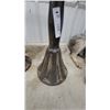 Image 10 : Set of 4 Antique Industrial Cafe Stools With Round Wooden Tops and Cast Iron Fluted Pedestal Bases