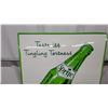 Image 2 : Vintage 1960s Sprite "Taste Its Tingling Tartness" Tin Advertising Sign 20 x 27.6"