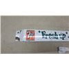 Image 2 : Vintage 7Up "Fresh Up With Seven-Up!" Enameled Metal Door Push Bar Sign, 1950s-1960s 3 x 31"