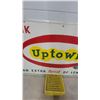 Image 5 : 1965 Vintage Uptown "An Extra Twist of Lemon" Embossed Tin Advertising Sign 35 x 59"