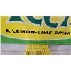 Image 4 : 1963 Vintage Teem "Crystal Clear" Lemon-Lime Drink Metal Embossed Advertising Sign