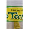 Image 6 : 1963 Vintage Teem "Crystal Clear" Lemon-Lime Drink Metal Embossed Advertising Sign