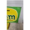 Image 8 : 1963 Vintage Teem "Crystal Clear" Lemon-Lime Drink Metal Embossed Advertising Sign