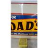 Image 5 : Vintage Dad's Old Fashioned Root Beer Embossed Metal Advertising Sign, "Ask For Dad's" 47 x 55"