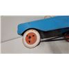 Image 9 : Vintage 1950s-60s AMF Junior Toy Co. Blue Pressed Steel Pedal Car 34" Long