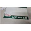 Image 3 : Vintage Co-Op "Home Of" Member Metal Embossed Sign with Blank Customization Space 11 x 17"