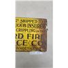 Image 5 : Vintage Hartford Fire Insurance Co. Livestock Shipping Metal Advertising Sign 12 x 24"