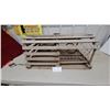 Image 1 : Vintage Wooden Eel Trap with Slatted Frame and Internal Netting Funnel 22 x 31 x 13"