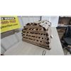 Image 2 : Vintage Wooden Eel Trap with Slatted Frame and Internal Netting Funnel 22 x 31 x 13"