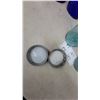 Image 6 : Vintage Cobalt Blue Glass Bottles and Ball Aqua Mason Jars with Zinc Lids