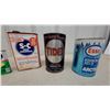 Image 2 : Vintage Oil and Chemical Cans Including Gunk, Tidex, Esso Arctic, Kleen-Flo, Goof off and More