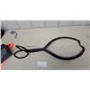 Image 2 : Antique Hand-Forged Iron Ice Block/Hay Bale Tongs with Looped Handles
