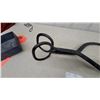 Image 4 : Antique Hand-Forged Iron Ice Block/Hay Bale Tongs with Looped Handles