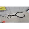 Image 5 : Antique Hand-Forged Iron Ice Block/Hay Bale Tongs with Looped Handles