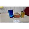 Image 5 : Vintage Sunblest Seed Tin, Bayuk Phillies Tin Cigar Box, and Paul Guigues Huile D'Olives P.G. Tin