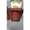 Image 3 : Clarnico Lozenges & Gums Tin and Acme Licorice Pellets Canister with Contents, Antique
