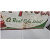 Image 4 : Vintage Wynola "A Real Cola Drink!" Single-Sided Metal Advertising Sign with Bottle Graphic