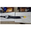 Image 11 : Vintage 1940s Wood Airplane Propeller, 93", Original Spline Shaft and Cover Plate