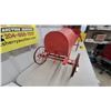 Image 2 : Vintage Early 20th-Century Red Metal Roadster Style Pedal Car with Spoked Wheels