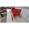 Image 7 : Vintage Early 20th-Century Red Metal Roadster Style Pedal Car with Spoked Wheels