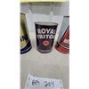 Image 3 : Vintage Texaco Havoline, Union Royal Triton 76, and Allstate Motor Oil Quart Cans
