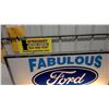Image 4 : "Fabulous Ford Flathead's" Light-Up Advertising Sign, 25"×14"