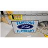Image 6 : "Fabulous Ford Flathead's" Light-Up Advertising Sign, 25"×14"