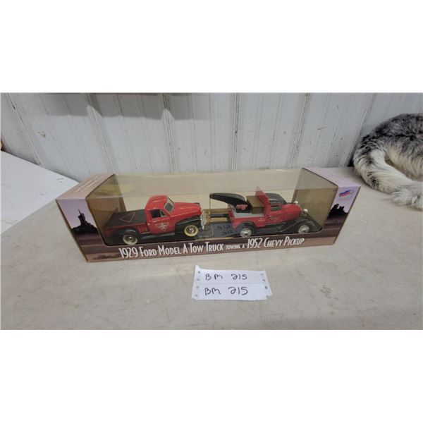 Liberty Classics 1929 Ford Model A Tow Truck and 1952 Chevy Pickup Die-Cast Set
