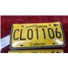 Image 2 : Pair of Manitoba "Friendly Manitoba" Collector License Plates, CL01106