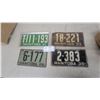 Image 1 : Four Manitoba License Plates: 1928, 1931, 1933, and 1935