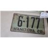 Image 2 : Four Manitoba License Plates: 1928, 1931, 1933, and 1935